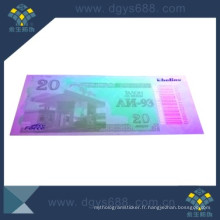 UV Invisible Anti-Falsification Coupon Printing with Barcode